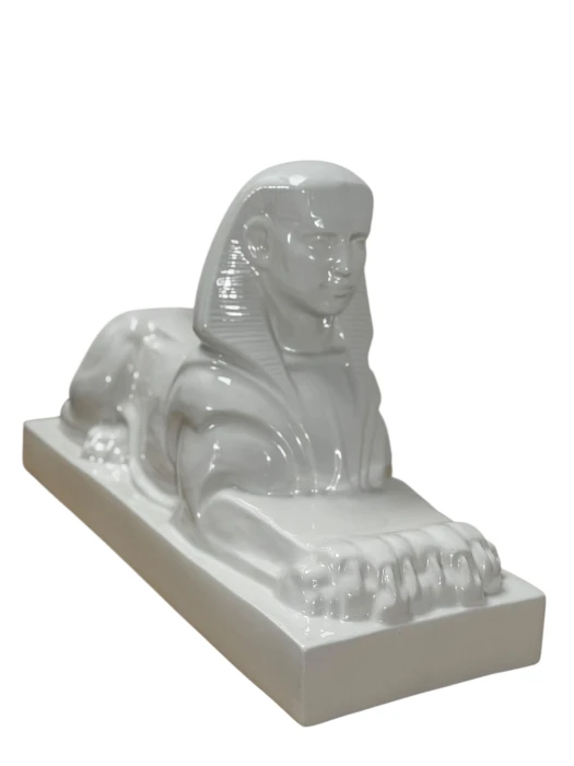 1920s Ceramic Sculpture of a Sphinx by Charles Vos for De Spinx Maastricht